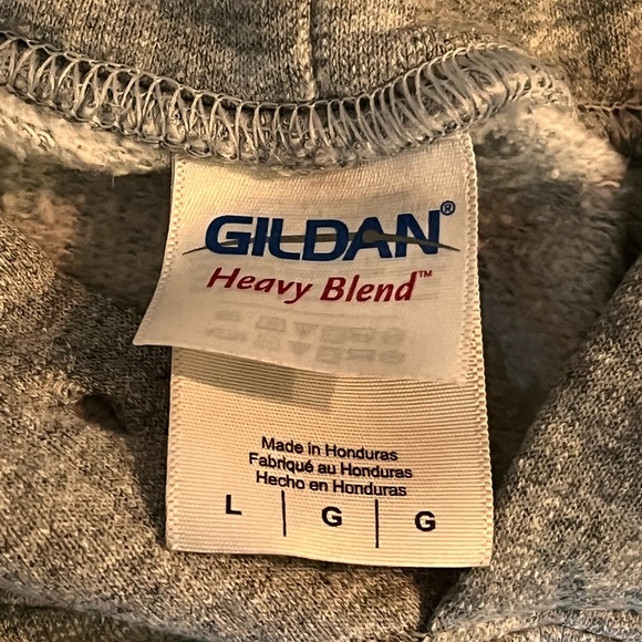Gildan Gray Cross Country Hoodie - Picture 2 of 7